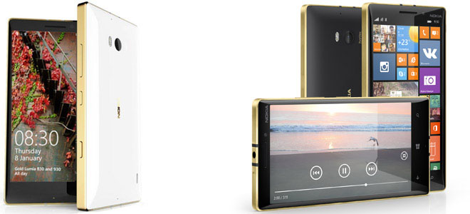Lumia 930 и 830 теперь в золоте