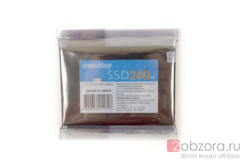 SSD диск Smartbuy S11 PS3111 240GB TLC (SB240GB-S11-25SAT3)