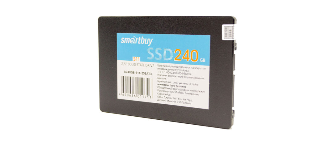 обзор Smartbuy S11 PS3111 240GB TLC (SB240GB-S11-25SAT3)