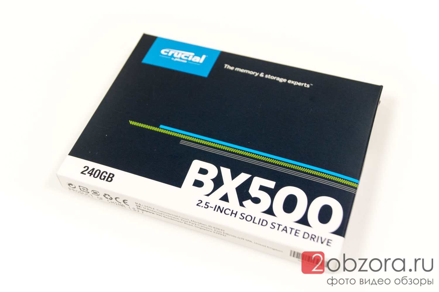 Обзор на SSD диск Crucial BX500 240 Gb 3D NAND (CT240BX500SSD1)
