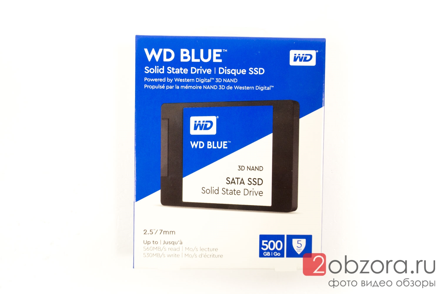 SSD диск WD Blue 500Gb (WDS500G2B0A)